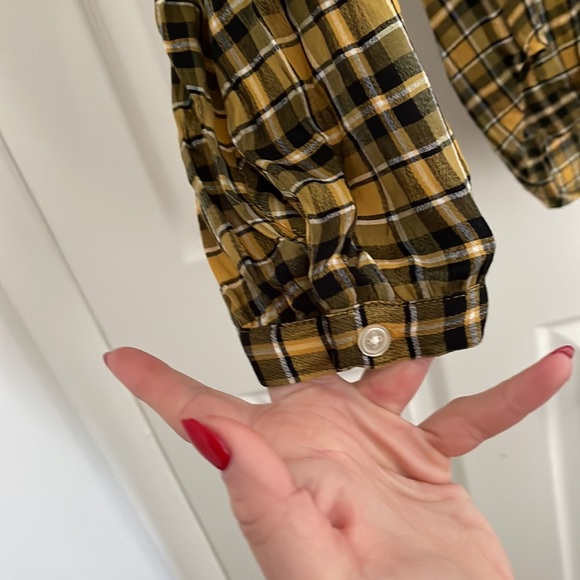 🛍️EUC LOFT flannel print shirt XSP 221 - Picture 5 of 5